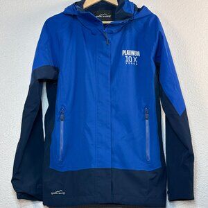 Eddie Bauer WeatherEdge Jacket Blue Promotional Platinum 10x Vodka - Men's L
